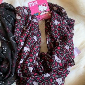 Hello Kitty Accessories - 2 hello kitty infinity scarfs Hello Kitty Accessories - 2 hello kitty infinity scarfs